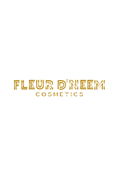 Fleur D'Neem Cosmetics app branding design graphic design illustration logo typography ui ux vector