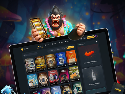 Luxury Gambling Design. casino casino dashboard casino game casino website crypto casino dashboard gambling gambling dashboard game slots ui web design web3 casino