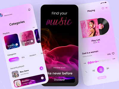 Discover Your Musical Journey 🎶✨ app branding graphic design illustration logo typography ui ux