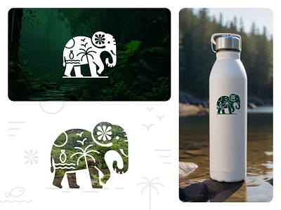 Wild Trek: Creative Elephant Logo for Jungle Adventure brand brand identity branding design graphic design icon illustration logo logo design logobrand logoconcept logoideas logoinspiration logomark logos logotype mascot minimal minimalist smallbusiness