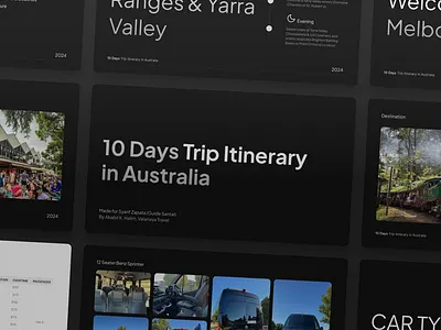 Pitch Deck Presentation - 10 Days Trip Itinerary in Australia presentation deck