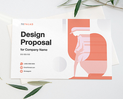 Design Proposal Template branding business card design layout design proposal design template graphic design illustration presentation template proposal design web design