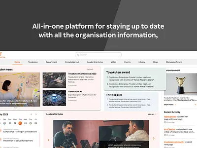 All in one tool landing page branding communication tool design illutration internal tool organisation ui design ux design webapp