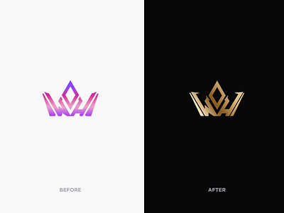 WoH Esports Logo Refresh branding graphic design logo