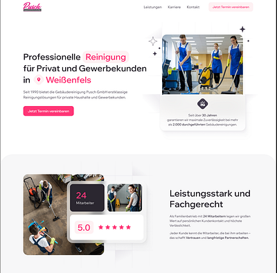 Pusch-Landing Page