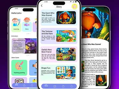 Story for kids ui