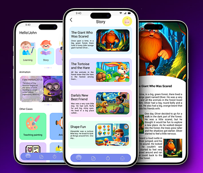 Story for kids ui