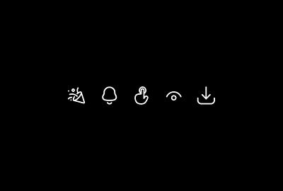 User Interface icons! animation eye hand icon icondesign iconography icons iconset party touch