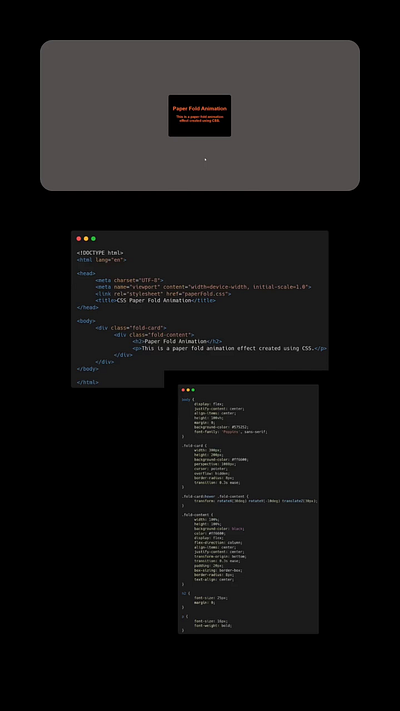 Master the CSS Paper Fold Animation 📄✨ css frontenddev frontenddeveloper html webdesign webdesigner webdeveloper webdevelopment