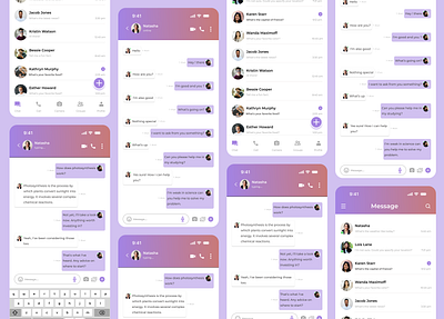 UI Design Challange Day #04 | Mobile Chat Screen 3d animation app design branding chat screen ui design design graphic design illustration mess ui ux website design