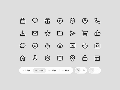 Free Icons in 16 styles free icon pack icons open source outline resource solid vector