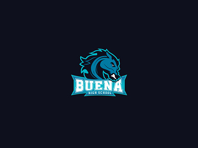 High School Mustang Logo Revamp branding graphic design logo