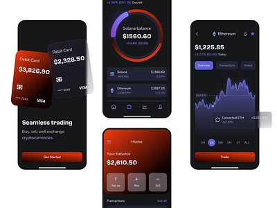 EXCHANGE app crypto exchange ui web3