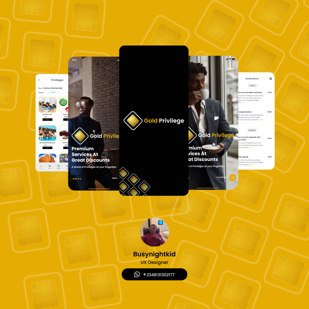 Example of Minimal Mobile Application Design (Mvp)