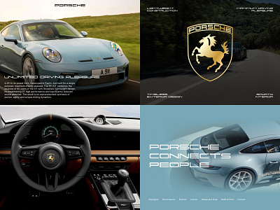 PORSCHE REBRANDING best branding cars cool design graphic design logo modern porsche rebranding stylish