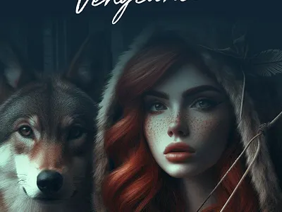 THE WILD GIRLS VENGEANCE BOOK COVER book cover cover ebook graphic design