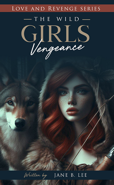 THE WILD GIRLS VENGEANCE BOOK COVER book cover cover ebook graphic design