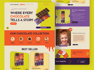 - Your Ultimate Chocolate Experience Awaits 🍫✨ app branding graphic design logo typography ui ux