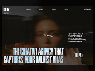 Creative agency website ~ Landingpage agency agency design agency webdesign agency website clean creative agency minimalistic portfolio