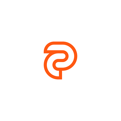 Unused Logo — P Symbol branding custom type design font design letter design lettering type design typography