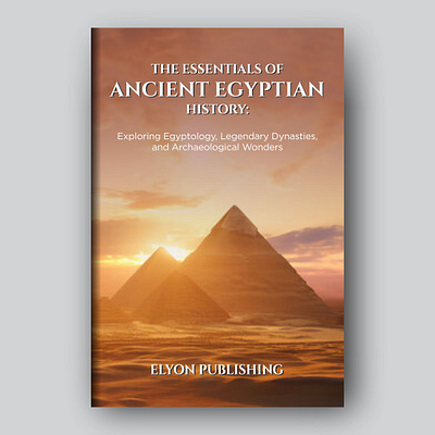 Book Cover Design adobe illustrator ancient egypt book book book cover book cover design books coreldraw design graphic design history pyramid