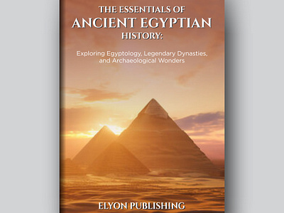 Book Cover Design adobe illustrator ancient egypt book book book cover book cover design books coreldraw design graphic design history pyramid