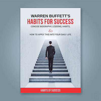 Habits for Success Book Cover adobe illustrator book book cover book cover design coreldraw daily life graphic design habits success