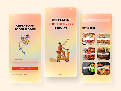 Revolutionizing Food Delivery - Your App, Your Way 🍱 app ui ux