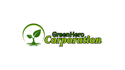 Greenhero corporation logo desigen 3d animation branding graphic design logo motion graphics ui