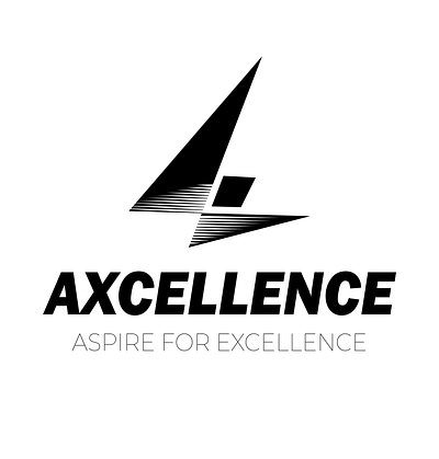 "AXCELLENCE" Data Analysis Brand Logo Design animation branding graphic design logo motion graphics ui