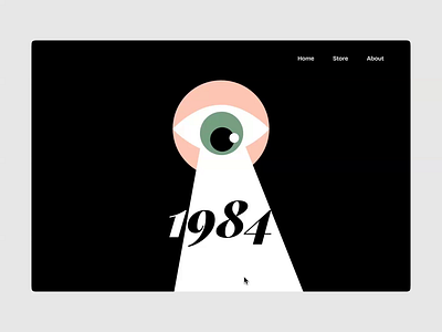 1984 1984 animation brand identity branding motion graphics rive app ui ux website