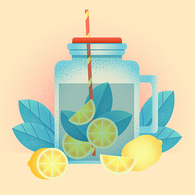 Summer mood illustration vector