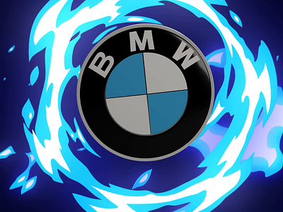 BMW logo animation 3d animation branding graphic design logo motion graphics ui