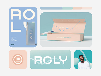 Roly Branding and Packaging Design - Oral Care 3d animation brand identity branding clinic denstist design emblem graphic design icons illustration label logo logo design mobile app motion graphics oral care packaging ui wellness