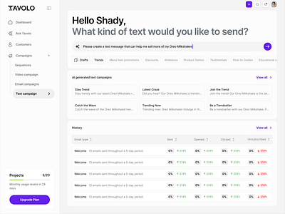 Text campaigns