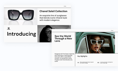 Presentation Design for Chanel Product Launch canva data visualization google slides graphic design graphic designer infographics investor deck keynote pitch pitch deck pitchdeck powerpoint powerpoint template ppt presentation design presentation template sales deck slide deck sllides