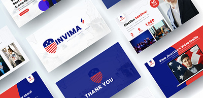 Election Presentation Template clean design design design strategy educational slides google slides design google slides template illustration marketing presentation presentation layout ui