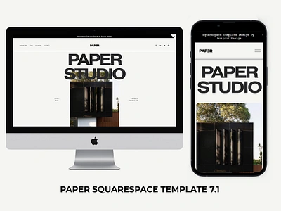 Paper Squarespace 7.1 branding entrepreneur marketing minimalist modern onepage paper paper squarespace 7.1 responsive smallbusiness squarespacedesign squarespacedesigner webdesign webdevelopment website website template websitedesign