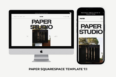 Paper Squarespace 7.1 branding entrepreneur marketing minimalist modern onepage paper paper squarespace 7.1 responsive smallbusiness squarespacedesign squarespacedesigner webdesign webdevelopment website website template websitedesign