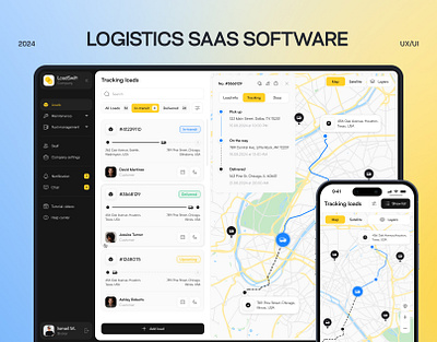 🚚 Logistics SaaS Platform | Transportation Shipping Load App dashboard design delivery delivery mobile app design load logistics logistics platform saas saas design saas platform design shipping tracking transportation ui uiux user experience user interface ux web app web application