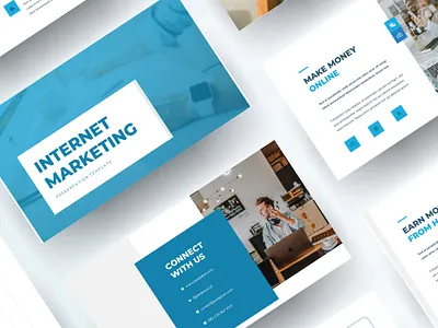 Internet Marketing Presentation Template presentation aesthetics