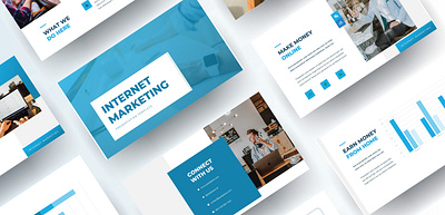 Internet Marketing Presentation Template presentation aesthetics