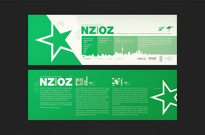 NZ VS OZ Flyer for AGL branding design flyer flyer design graphic design illustration logo vector