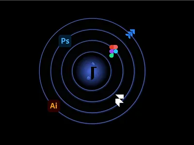 Orbital Animation animation branding motion graphics ui