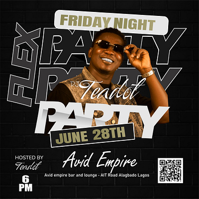 Party Flyer branding coreldraw graphic design