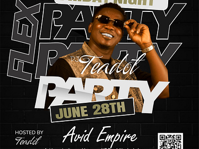 Party Flyer branding coreldraw graphic design