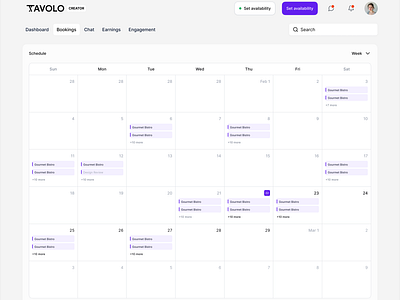 Influencer - Bookings