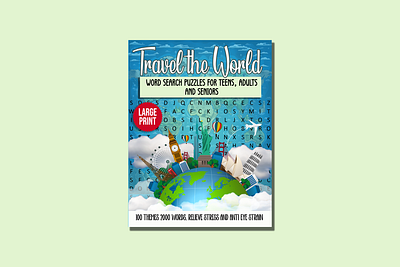 "Travel The World" Cover Design book book cover bookcover branding cover cover design design graphic design illustration