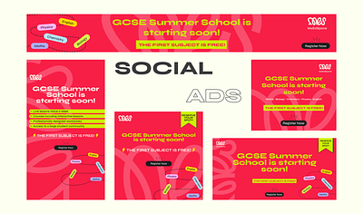 Social media ads ads banner email newsletter google ads google banner instagram post social