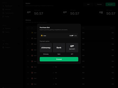 Purchase Slot